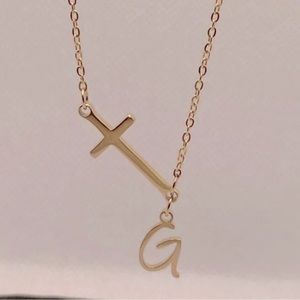 Sideways Cross Stainless Steel “Y”